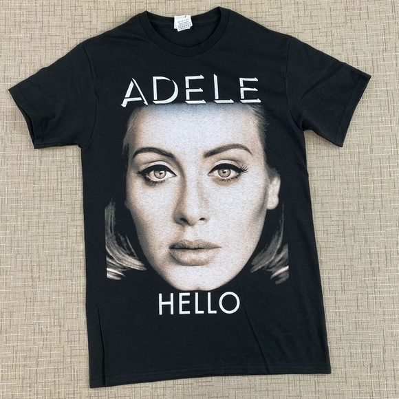 Adele Hello US Tour 2016 Black Concert Tee - Picture 2 of 9